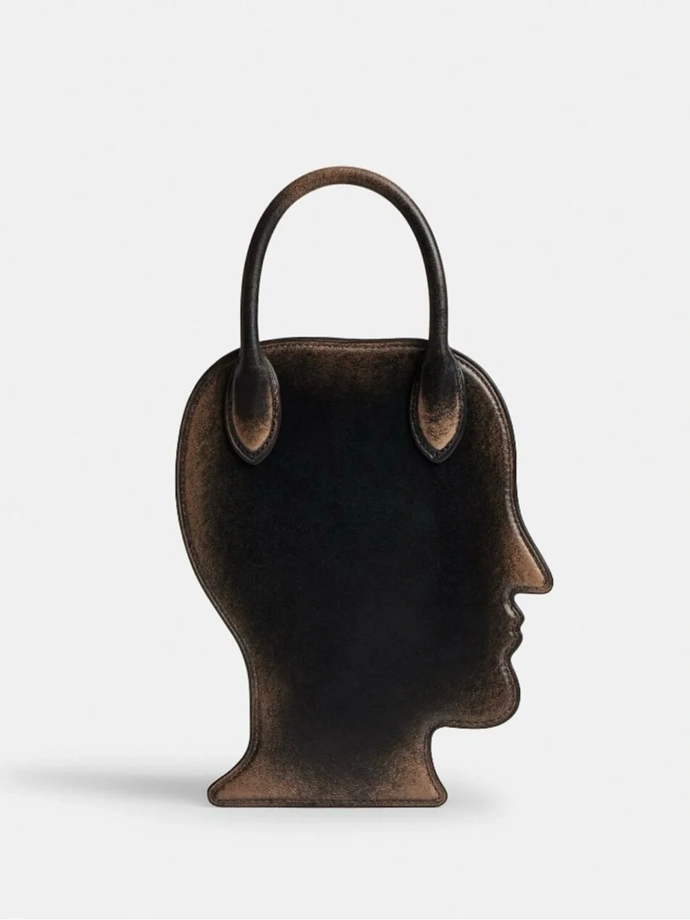 Coach x Braindead Limited Edition Head Bag, Logo Head Bag In Loved Leather